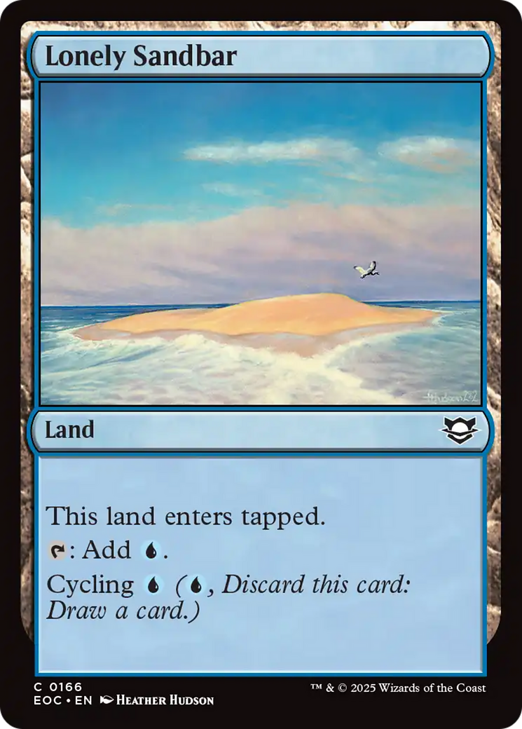Magic: The Gathering - Lonely Sandbar - Edge of Eternities Commander