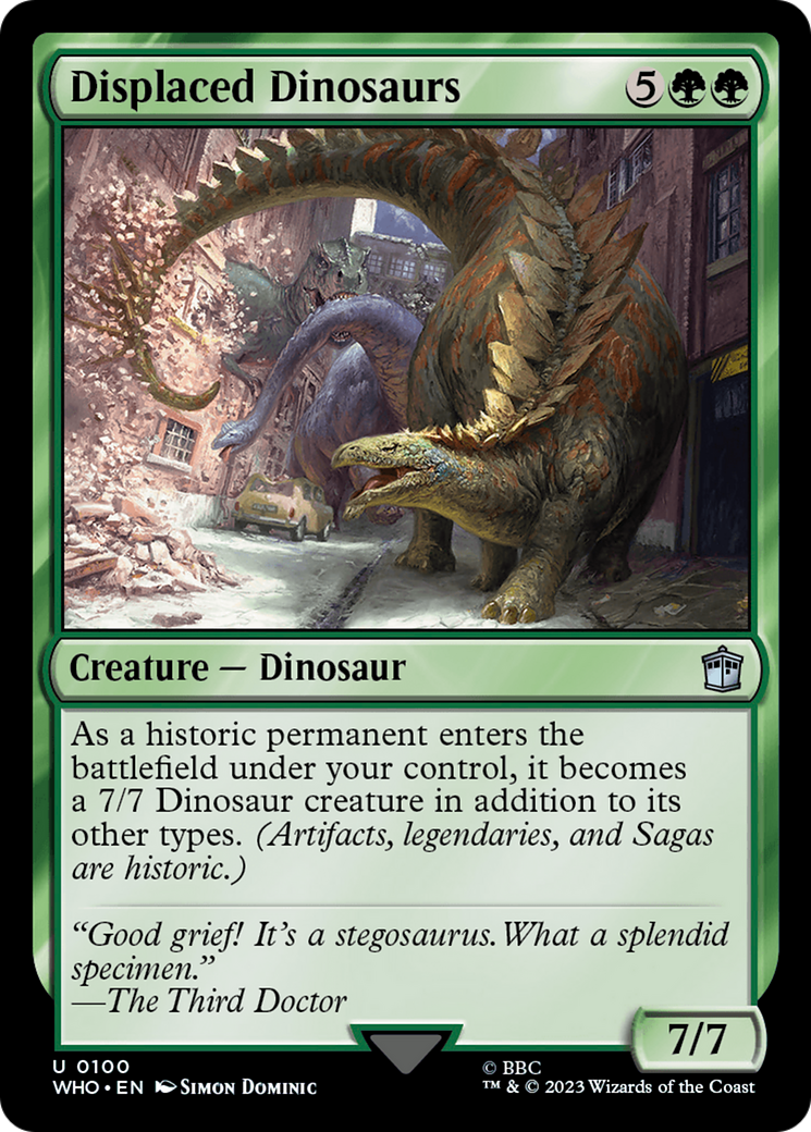 Magic: The Gathering - Displaced Dinosaurs - Doctor Who