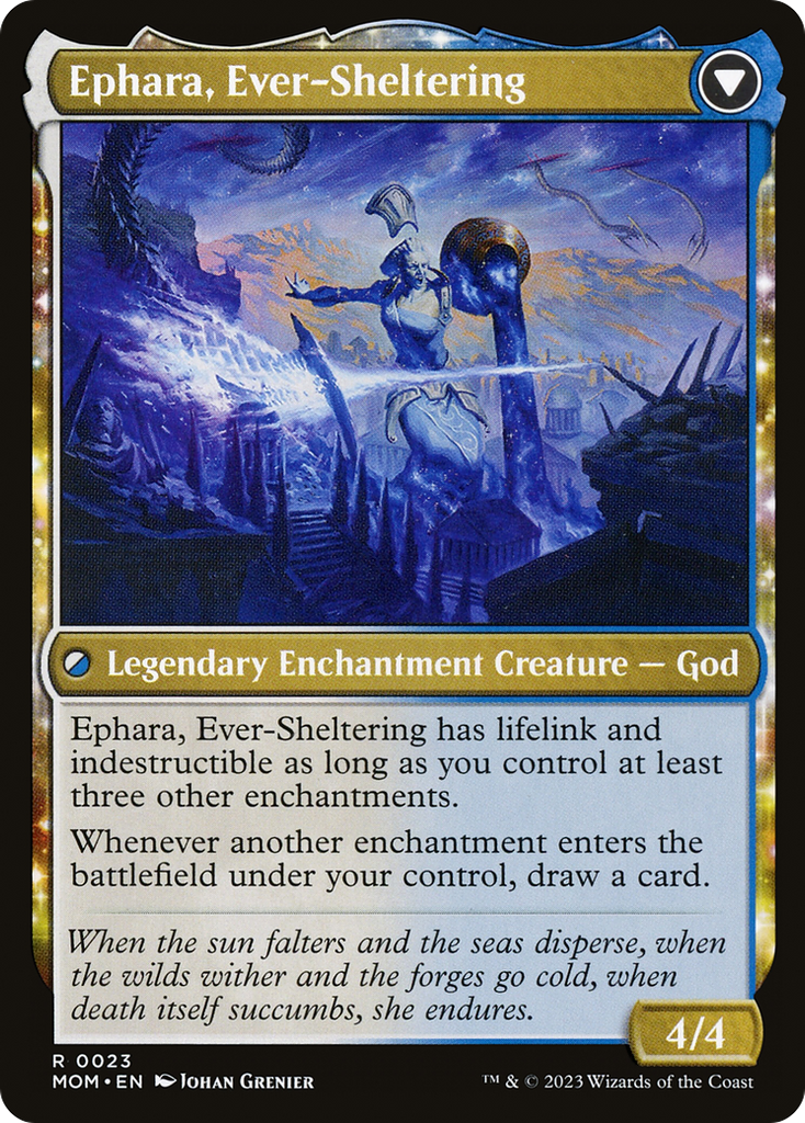 Magic: The Gathering - Invasion of Theros // Ephara, Ever-Sheltering - March of the Machine