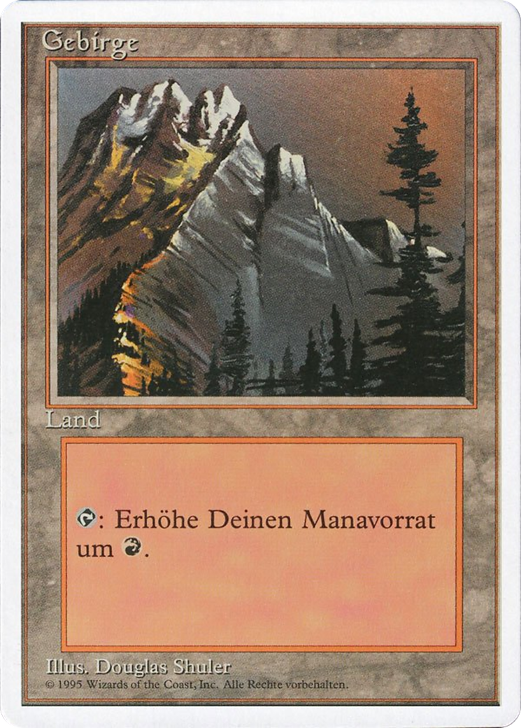 Magic: The Gathering - Gebirge - Revised Edition