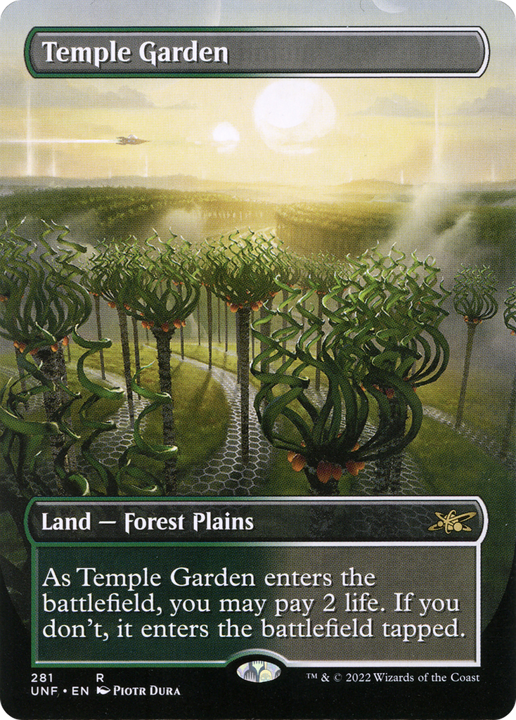 Magic: The Gathering - Temple Garden - Unfinity