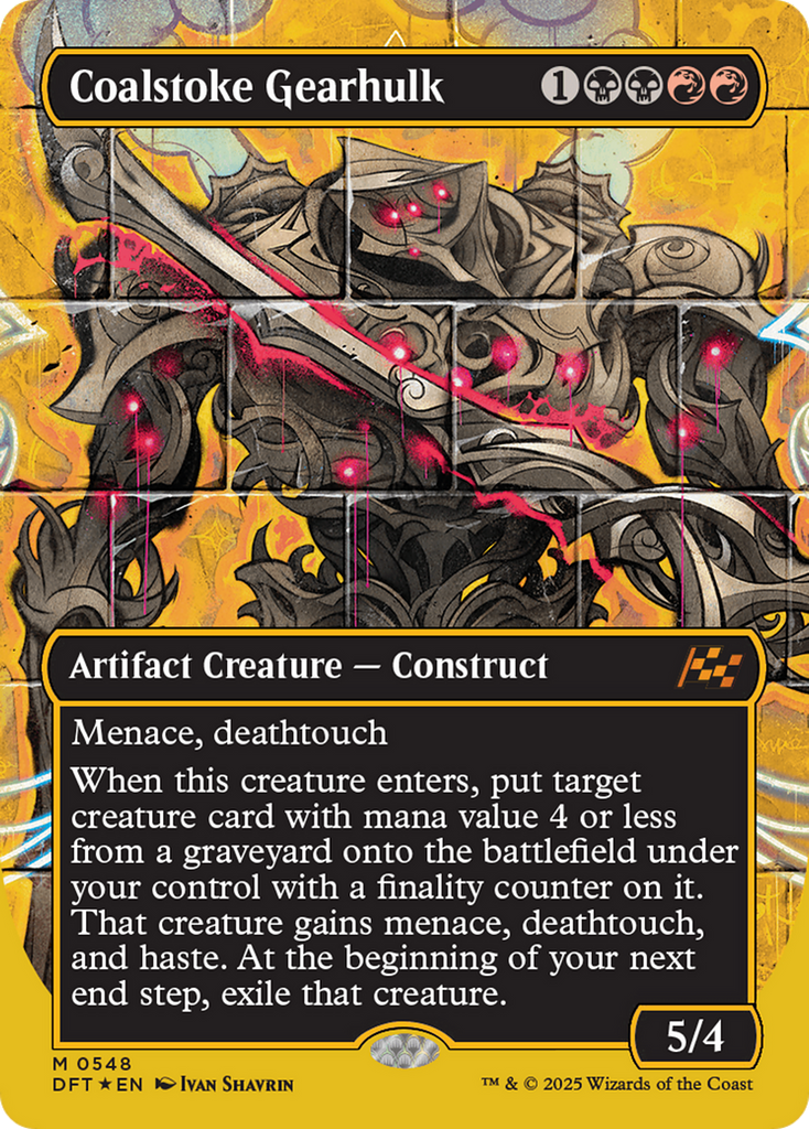 Magic: The Gathering - Coalstoke Gearhulk Foil - Aetherdrift