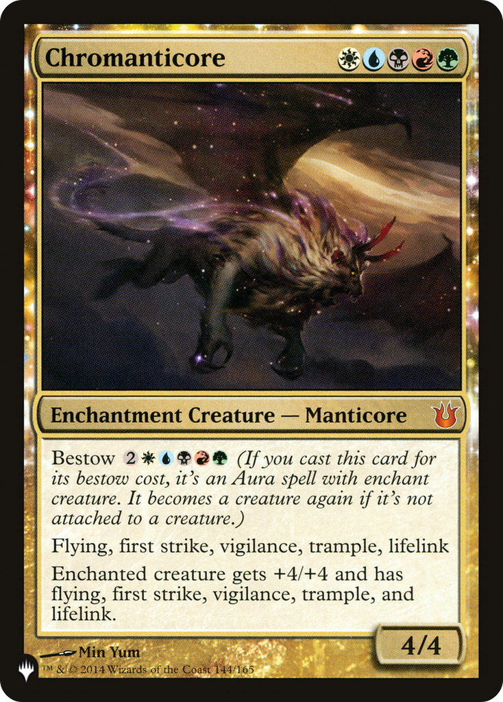 Magic: The Gathering - Chromanticore - The List