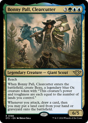 Magic: The Gathering - Bonny Pall, Clearcutter Foil - Outlaws of Thunder Junction