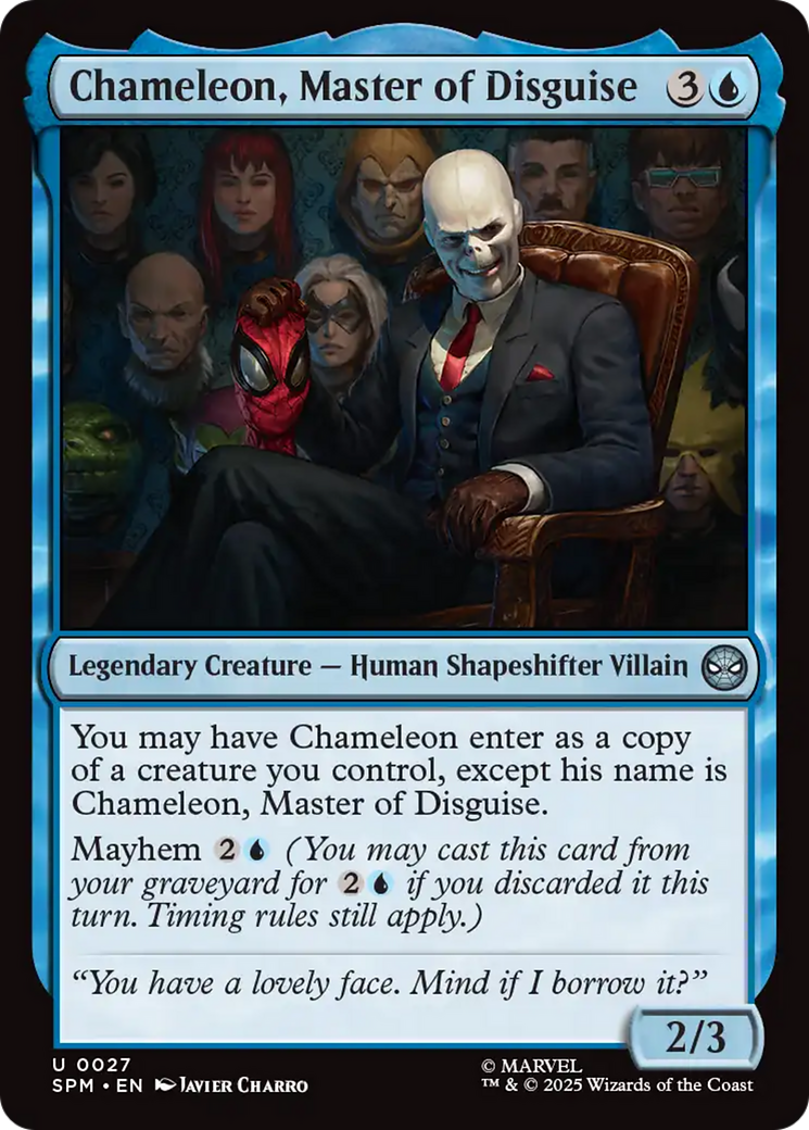 Magic: The Gathering - Chameleon, Master of Disguise Foil - Marvel's Spider-Man