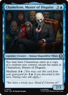 Magic: The Gathering - Chameleon, Master of Disguise Foil - Marvel's Spider-Man