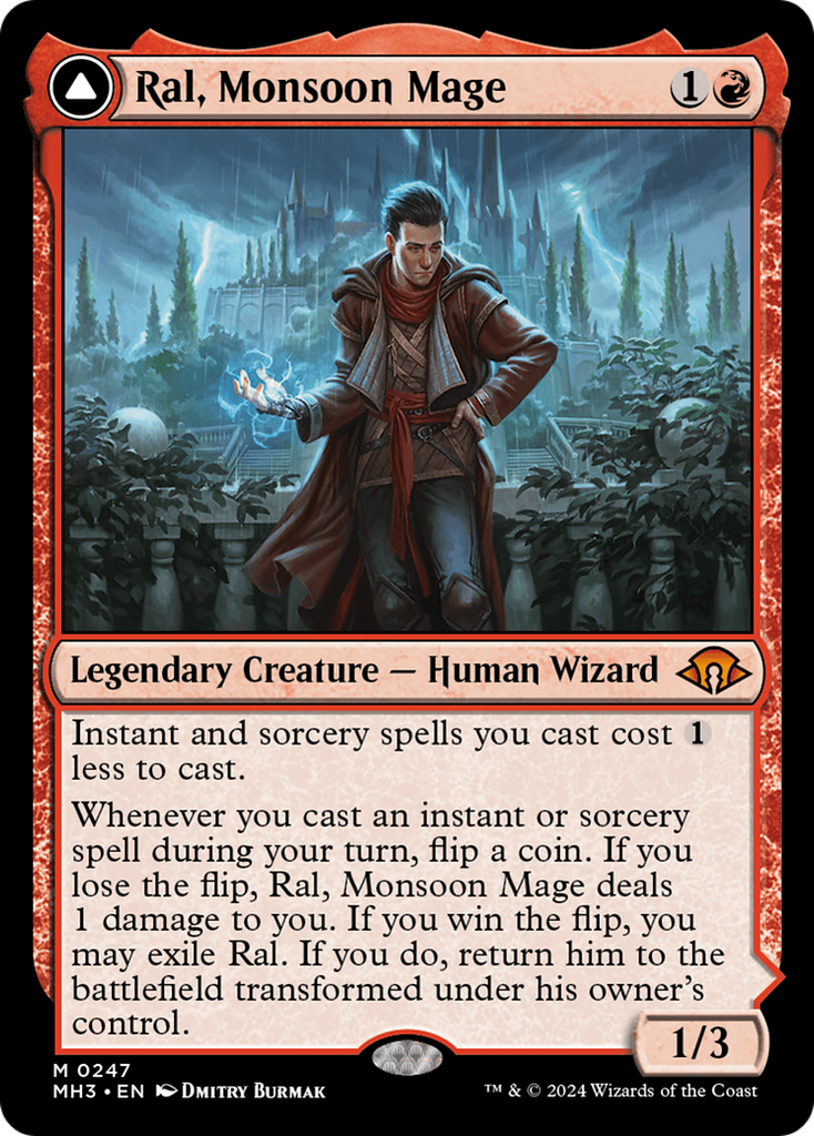 Magic: The Gathering - Ral, Monsoon Mage // Ral, Leyline Prodigy - Modern Horizons 3