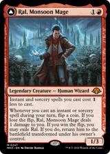 Magic: The Gathering - Ral, Monsoon Mage // Ral, Leyline Prodigy Foil - Modern Horizons 3