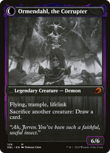 Magic: The Gathering - Jerren, Corrupted Bishop // Ormendahl, the Corrupter Foil - Innistrad: Double Feature