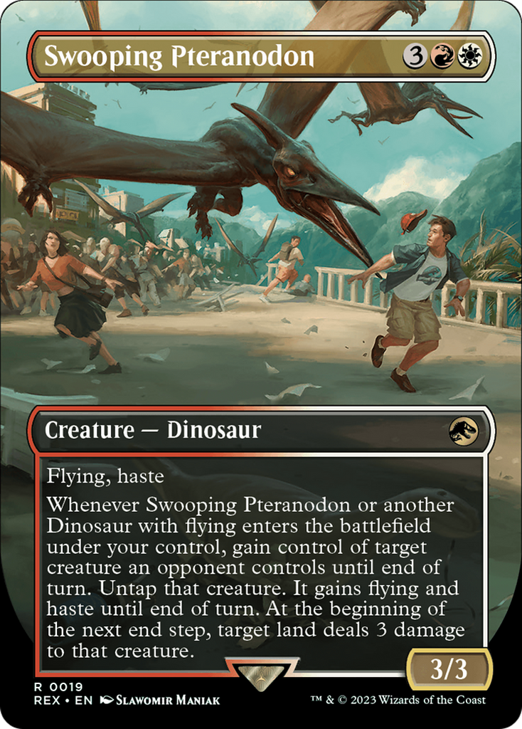 Magic: The Gathering - Swooping Pteranodon Foil - Jurassic World Collection