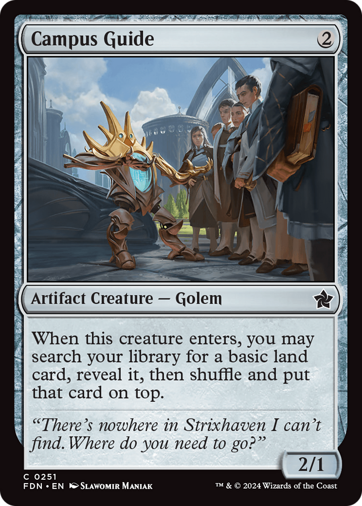 Magic: The Gathering - Campus Guide Foil - Foundations
