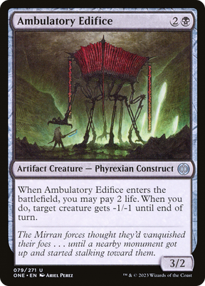 Magic: The Gathering - Ambulatory Edifice Foil - Phyrexia: All Will Be One