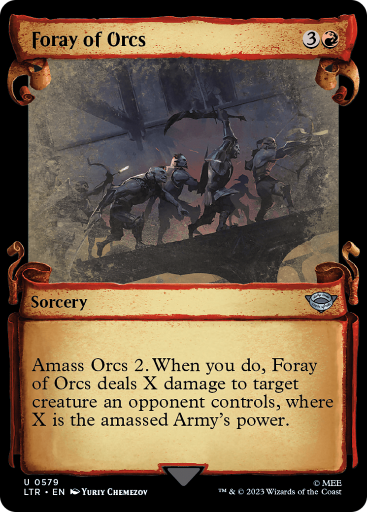 Magic: The Gathering - Foray of Orcs Foil - The Lord of the Rings: Tales of Middle-earth