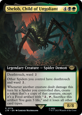 Magic: The Gathering - Shelob, Child of Ungoliant Foil - The Lord of the Rings: Tales of Middle-earth