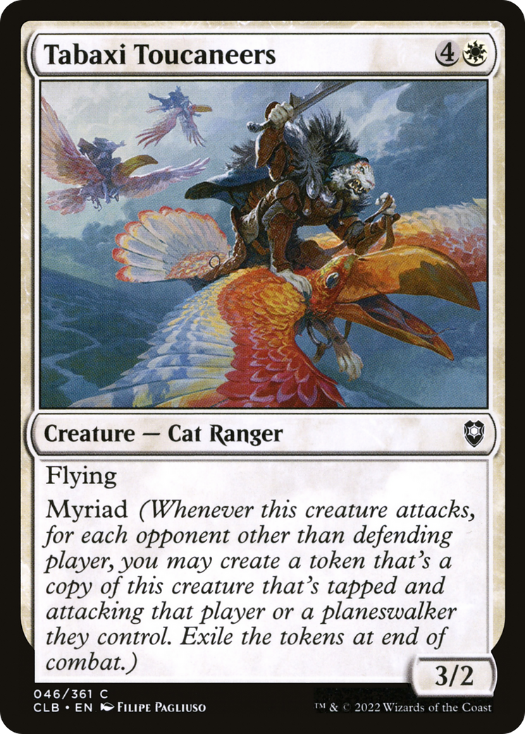 Magic: The Gathering - Tabaxi Toucaneers - Commander Legends: Battle for Baldur's Gate