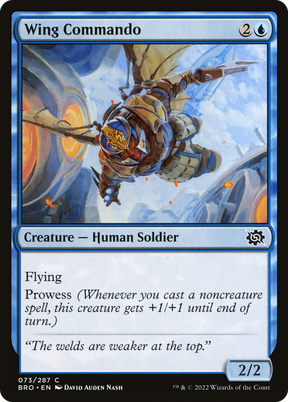 Magic: The Gathering - Wing Commando Foil - The Brothers' War