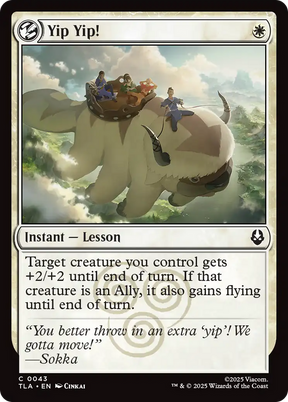 Magic: The Gathering - Yip Yip! Foil - Avatar: The Last Airbender