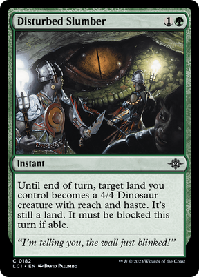 Magic: The Gathering - Disturbed Slumber Foil - The Lost Caverns of Ixalan