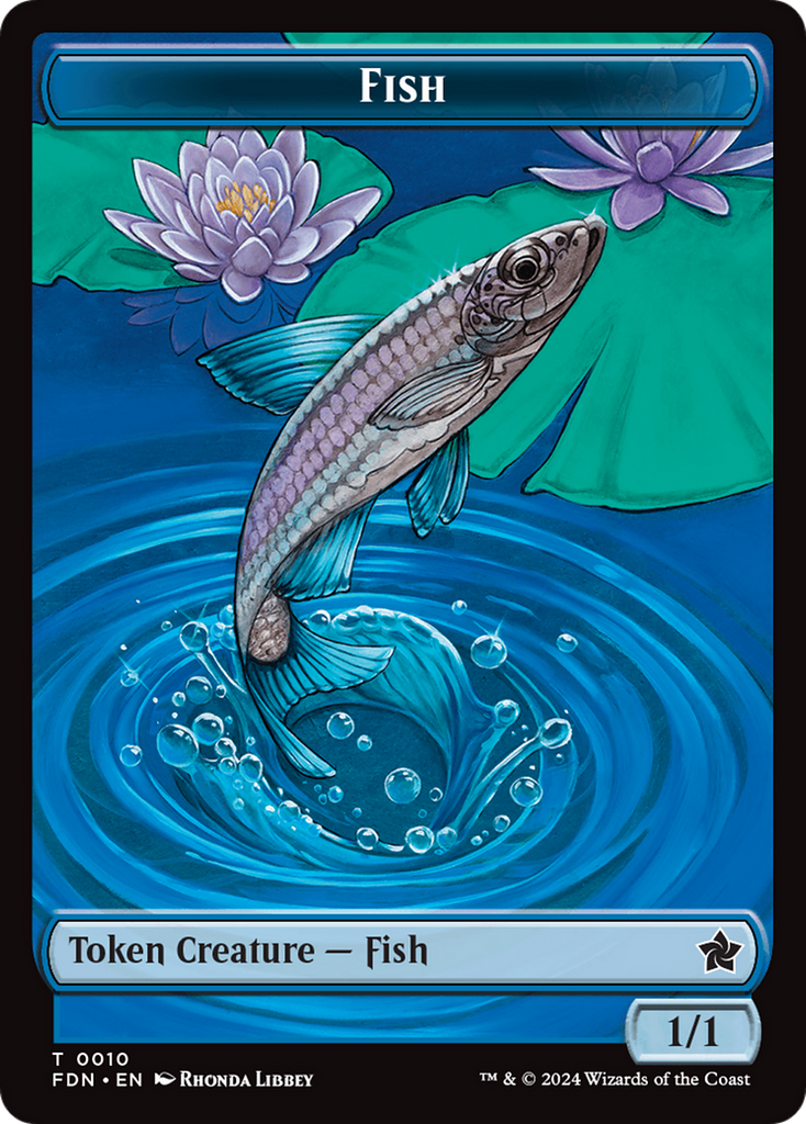 Magic: The Gathering - Fish Token - Foundations Tokens