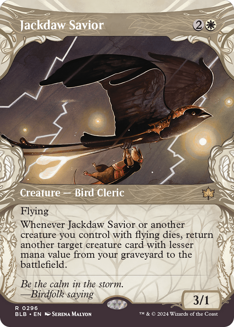 Magic: The Gathering - Jackdaw Savior - Bloomburrow