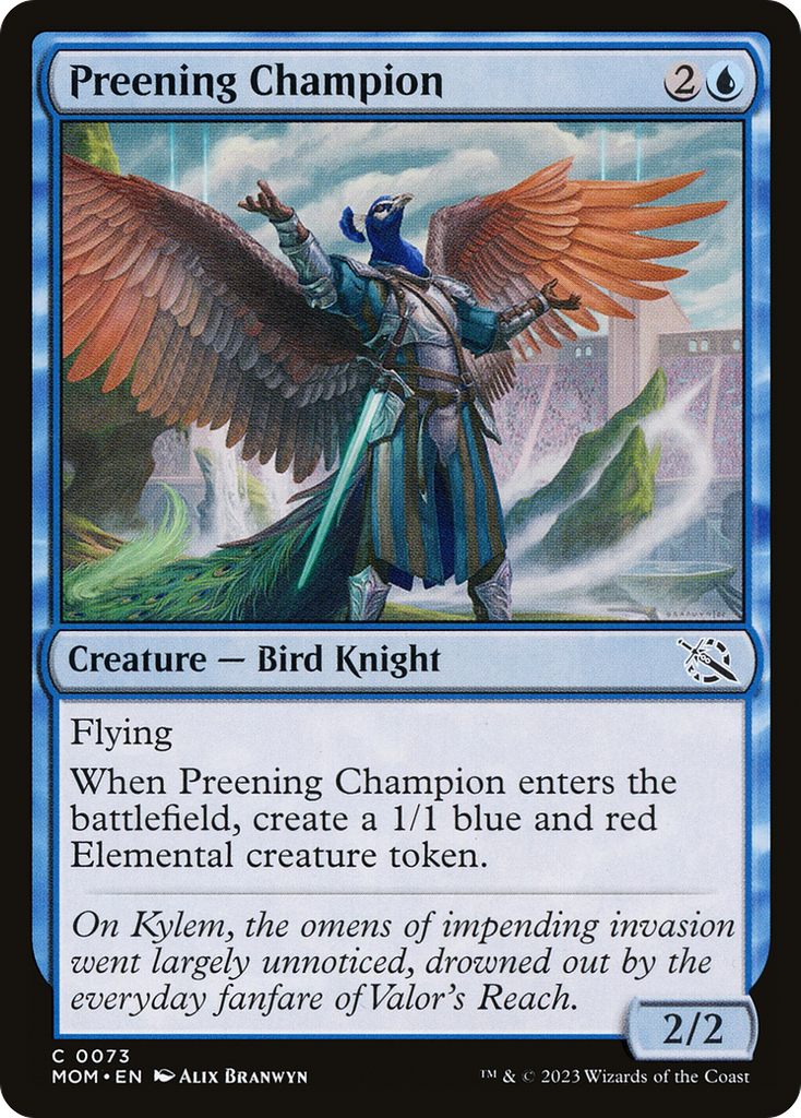 Magic: The Gathering - Preening Champion - March of the Machine