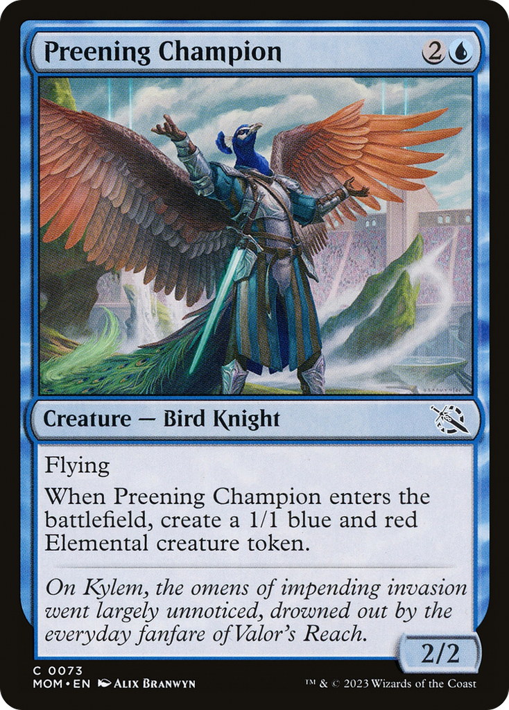 Magic: The Gathering - Preening Champion Foil - March of the Machine