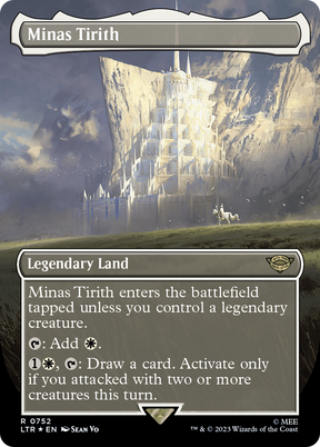 Magic: The Gathering - Minas Tirith Foil - The Lord of the Rings: Tales of Middle-earth