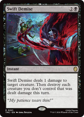 Magic: The Gathering - Swift Demise - Teenage Mutant Ninja Turtles Eternal