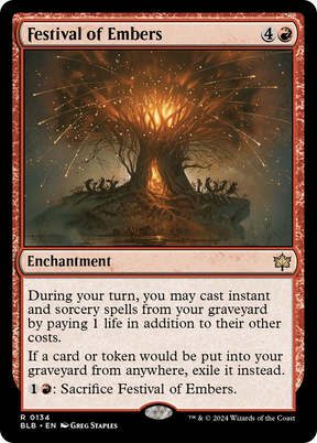 Magic: The Gathering - Festival of Embers Foil - Bloomburrow