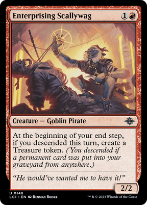 Magic: The Gathering - Enterprising Scallywag Foil - The Lost Caverns of Ixalan