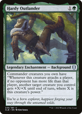 Magic: The Gathering - Hardy Outlander - Commander Legends: Battle for Baldur's Gate