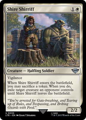 Magic: The Gathering - Shire Shirriff Foil - The Lord of the Rings: Tales of Middle-earth
