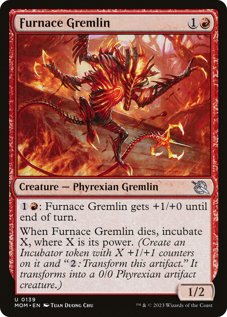 Magic: The Gathering - Furnace Gremlin Foil - March of the Machine