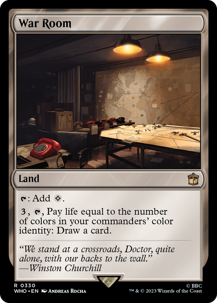 Magic: The Gathering - War Room Foil - Doctor Who