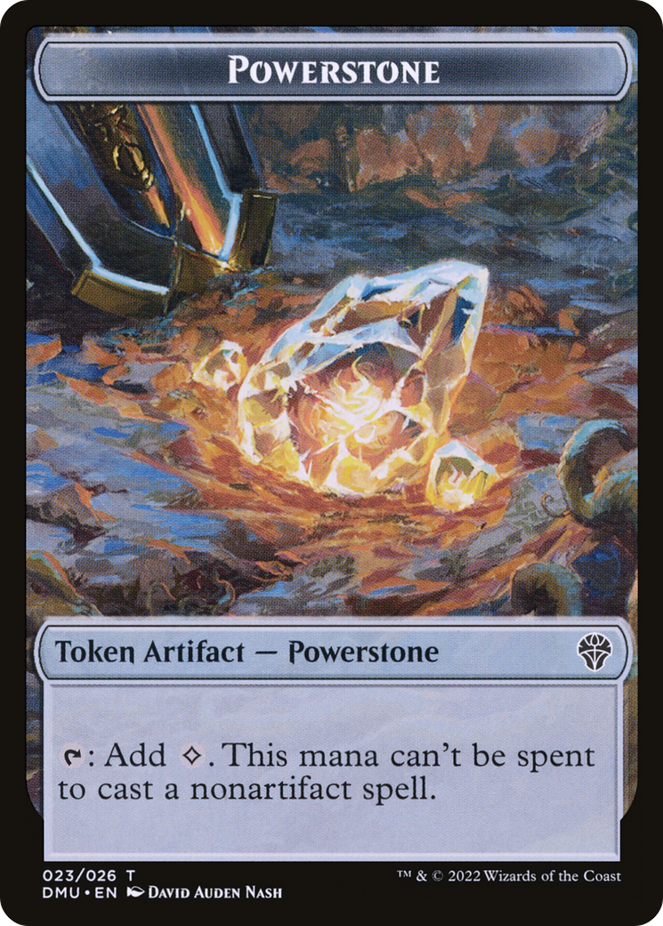 Magic: The Gathering - Powerstone Token - Dominaria United Tokens