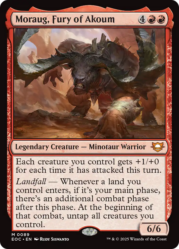 Magic: The Gathering - Moraug, Fury of Akoum - Edge of Eternities Commander