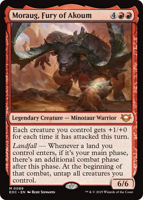 Magic: The Gathering - Moraug, Fury of Akoum - Edge of Eternities Commander