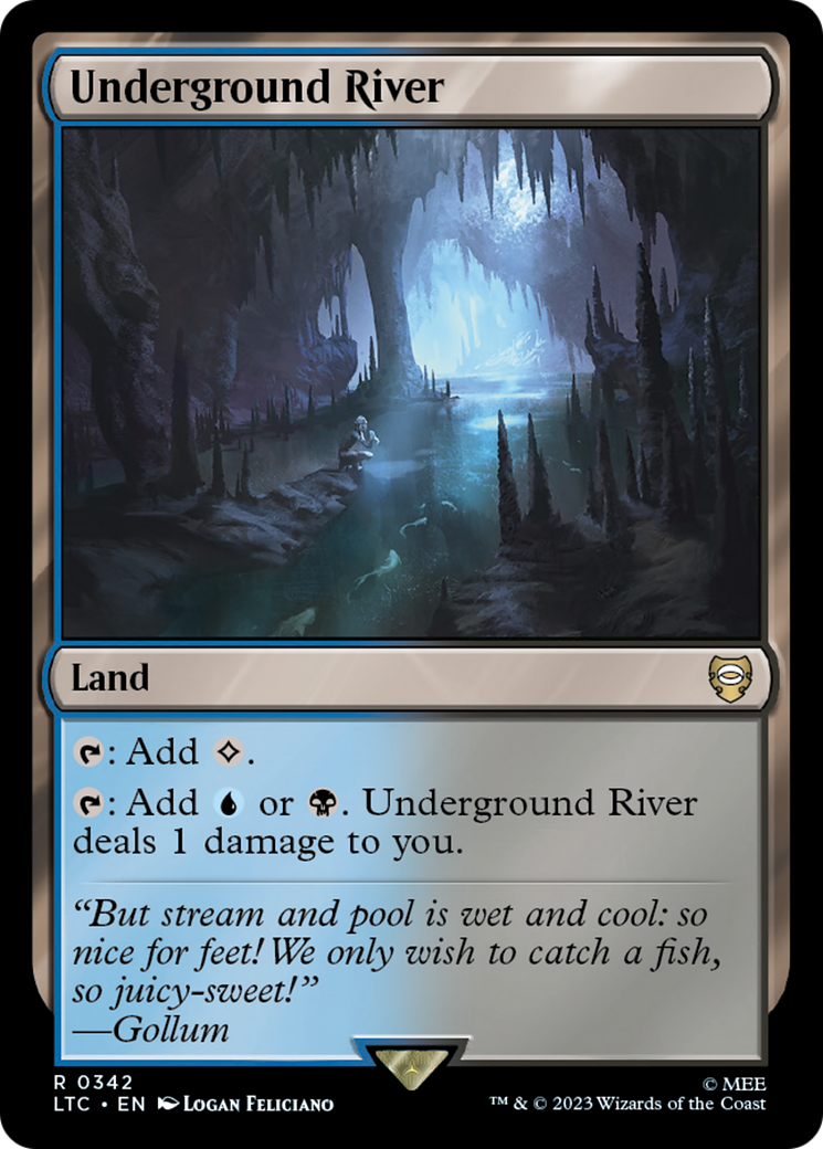 Magic: The Gathering - Underground River - Tales of Middle-earth Commander