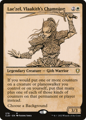 Magic: The Gathering - Lae'zel, Vlaakith's Champion - Commander Legends: Battle for Baldur's Gate