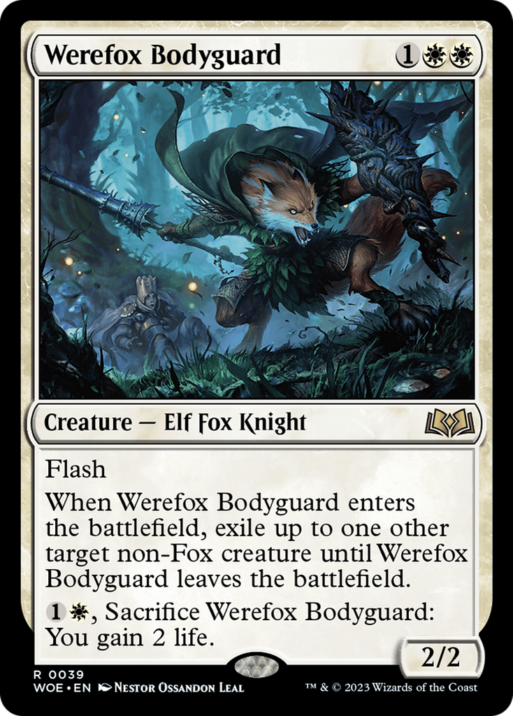 Magic: The Gathering - Werefox Bodyguard - Wilds of Eldraine