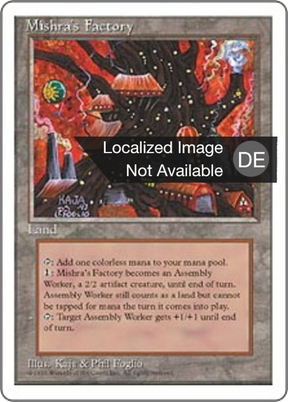 Magic: The Gathering - Mishras Fabrik - Fourth Edition