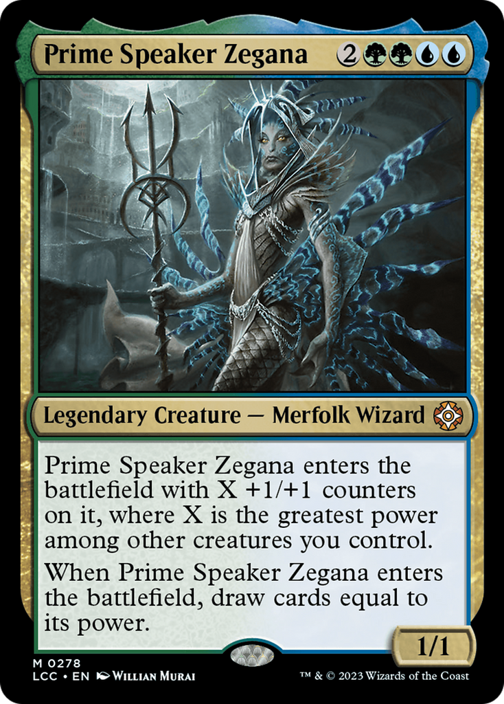 Magic: The Gathering - Prime Speaker Zegana - The Lost Caverns of Ixalan Commander