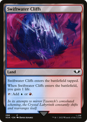 Magic: The Gathering - Swiftwater Cliffs - Warhammer 40000 Commander