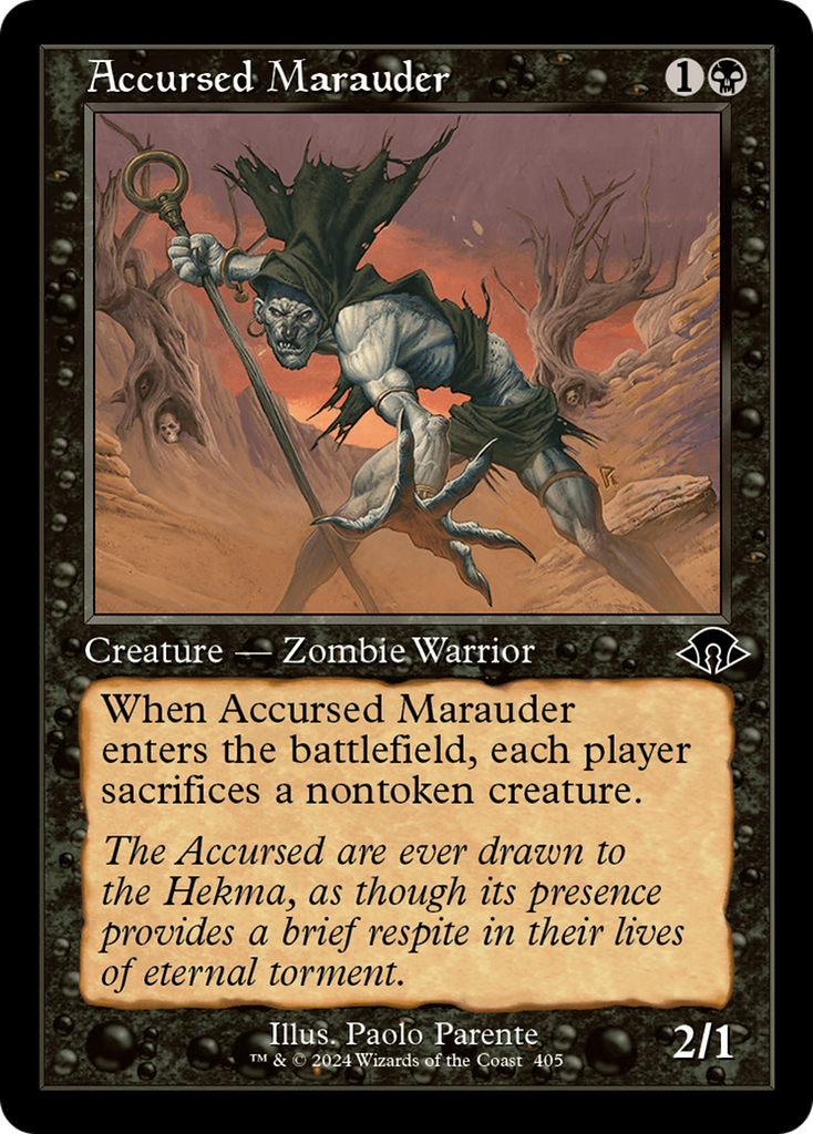 Magic: The Gathering - Accursed Marauder Foil - Modern Horizons 3