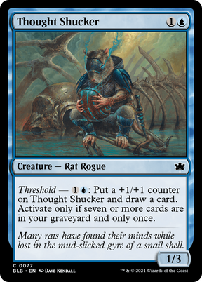 Magic: The Gathering - Thought Shucker Foil - Bloomburrow