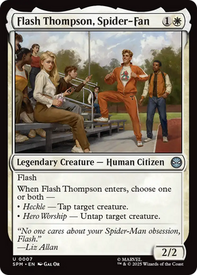 Magic: The Gathering - Flash Thompson, Spider-Fan Foil - Marvel's Spider-Man