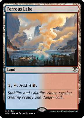 Magic: The Gathering - Ferrous Lake - Outlaws of Thunder Junction Commander