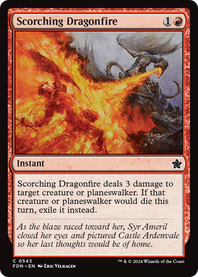 Magic: The Gathering - Scorching Dragonfire - Foundations