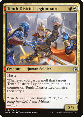 Magic: The Gathering - Tenth District Legionnaire Foil - War of the Spark