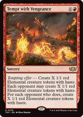 Magic: The Gathering - Tempt with Vengeance - Tarkir: Dragonstorm Commander